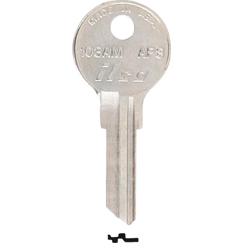 ILCO APS Nickel Plated File Cabinet Key, AP3 (10-Pack)