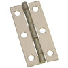 National 1-1/8 In. x 2-1/2 In. Antique Brass Narrow Decorative Hinge (2-Pack)