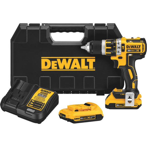 DeWalt 20 Volt MAX XR Lithium-Ion Brushless 1/2 In. Cordless Hammer Drill Kit