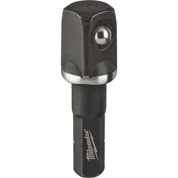 Milwaukee Shockwave 1/4 In. Hex to 3/8 In. Square Insert Socket Adapter