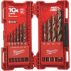 Milwaukee Red Helix 15-Piece Cobalt Drill Bit Set, 1/16 In. thru 1/2 In.