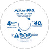 AvantiPRO Type 1 Carbide Grit 4-1/2 In. x 7/8 In. Metal Cut-Off Wheel