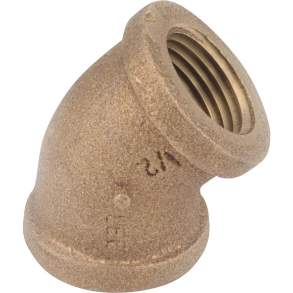 Anderson Metals 3/8 In. 45 deg Red Brass Elbow