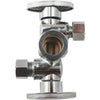 Keeey 5/8 OD x 3/8 OD x 3/8 OD Quarter Turn Dual Shut-Off/Dual Outlet Valve