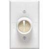 Leviton White Variable-Speed Rotary Fan Control Switch