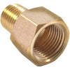 Forney 3/8 In. FNPT x 1/4 In. MNPT Brass Reducer Adapter