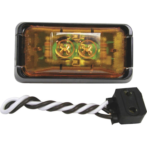 Peterson Rectangle Amber Clearance Light