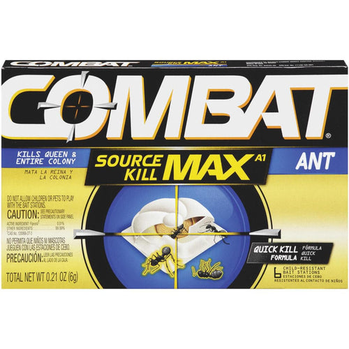 Combat Source Kill Max 0.21 Oz. Solid Ant Bait Station (6-Pack)