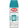 Krylon CHALKY FINISH 12 Oz. Ultra Matte Chalk Spray Paint, Tidal Blue