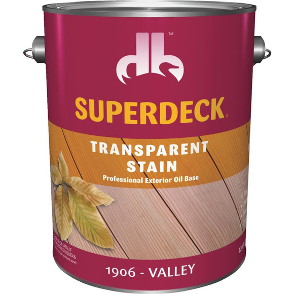 Duckback SUPERDECK VOC Transparent Exterior Stain, Valley, 1 Gal.