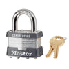 Master Lock  1-3/4-inch Laminated Steel Padlock with 4-Pin Tumbler Steel