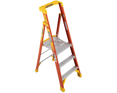 Werner 9ft Reach Height Fiberglass Podium Ladder 3ft Type IA Pd6203