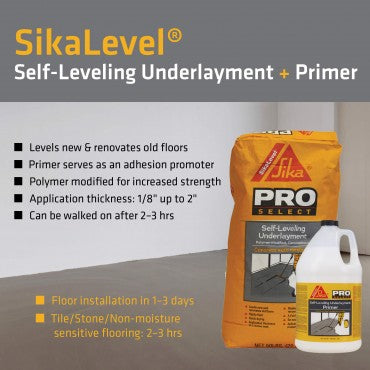 Sika SikaLevel Self-Leveling Underlayment