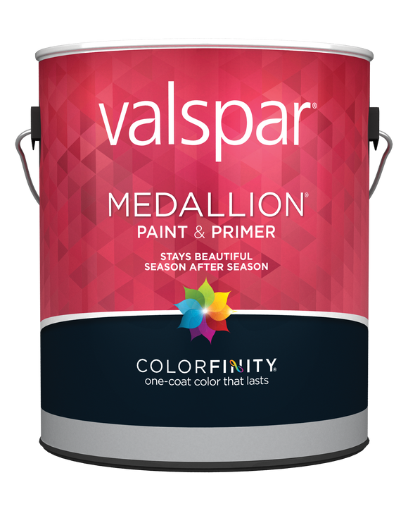 Valspar Medallion® Exterior Paint & Primer 1 Gallon Flat Clear Base