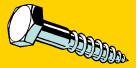 Midwest Fastener Hex Lag Screws 	1/4