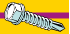 Midwest Fastener Hex Washer Self-Drilling Screws #10 x 1/2