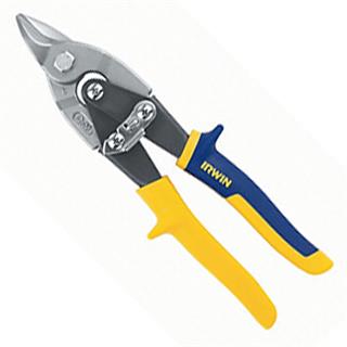 Irwin Utility Snips Straight And Angles Cut Forged 9 1/2