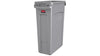 Rubbermaid Vented Slim Jim® 23 Gal Gray