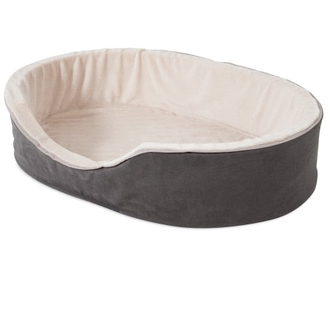 Petmate Aspen Pet Plush/Suede Oval Lounger